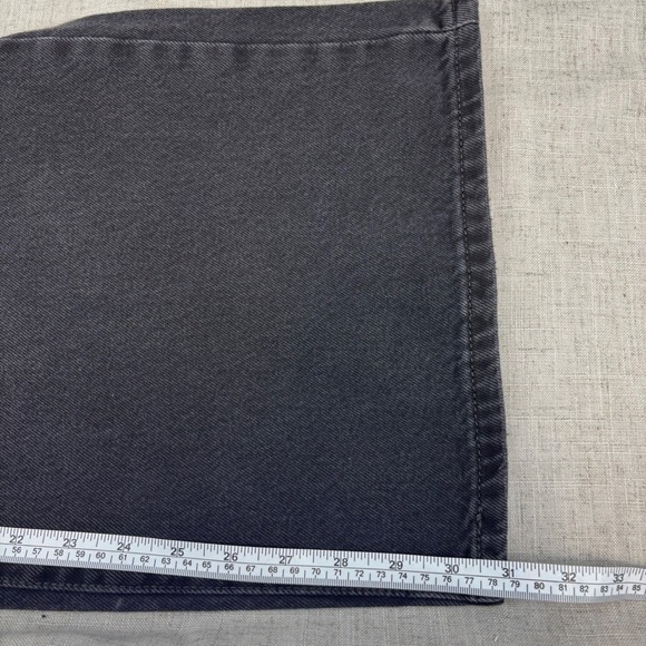 NWT Levis 94 Baggy Wide Leg Jeans Washed Black Denim Mid Rise Womens 27x31 - Picture 10 of 13